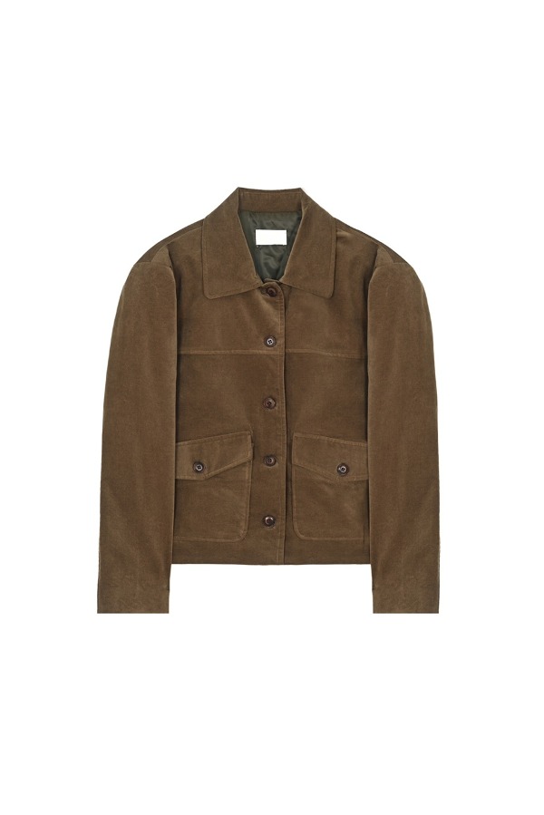 brown velvet jacket